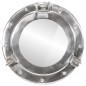 vidaXL Espejo de ojo de buey de pared aluminio y vidrio Ø30 cm vidaXL Espejo de ojo de buey de pared aluminio y vidrio Ø30 cm