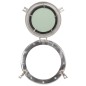 vidaXL Espejo de ojo de buey de pared aluminio y vidrio Ø30 cm vidaXL Espejo de ojo de buey de pared aluminio y vidrio Ø30 cm