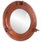 vidaXL Espejo de ojo de buey de pared aluminio y vidrio Ø38 cm vidaXL Espejo de ojo de buey de pared aluminio y vidrio Ø38 cm