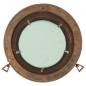 vidaXL Espejo de ojo de buey de pared aluminio y vidrio Ø38 cm vidaXL Espejo de ojo de buey de pared aluminio y vidrio Ø38 cm