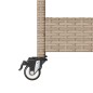 vidaXL Carrito de bar 3 niveles ratán PE y madera maciza acacia beige vidaXL Carrito de bar 3 niveles ratán PE y madera maciza acacia beige
