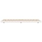 vidaXL Estructura de cama madera maciza de pino blanco 90x200 cm vidaXL Estructura de cama madera maciza de pino blanco 90x200 cm