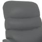 vidaXL Sillón eléctrico reclinable cuero sintético gris vidaXL Sillón eléctrico reclinable cuero sintético gris