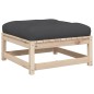 vidaXL Juego de sofás de jardín 8 pzas con conjines madera maciza pino vidaXL Juego de sofás de jardín 8 pzas con conjines madera maciza pino