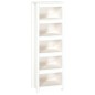 vidaXL Estantería madera maciza de pino blanca 50x35x154 cm vidaXL Estantería madera maciza de pino blanca 50x35x154 cm