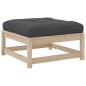 vidaXL Juego de sofás de jardín 8 pzas con conjines madera maciza pino vidaXL Juego de sofás de jardín 8 pzas con conjines madera maciza pino
