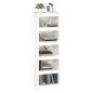 vidaXL Estantería madera maciza de pino blanca 50x35x154 cm vidaXL Estantería madera maciza de pino blanca 50x35x154 cm