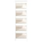 vidaXL Estantería madera maciza de pino blanca 50x35x154 cm vidaXL Estantería madera maciza de pino blanca 50x35x154 cm