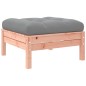 vidaXL Set de sofás jardín 8 pzas con cojines madera de abeto Douglas