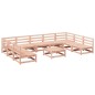 vidaXL Juego de sofás de jardín 10 pzas madera maciza de abeto Douglas vidaXL Juego de sofás de jardín 10 pzas madera maciza de abeto Douglas