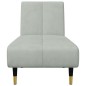 vidaXL Juego de sofás 2 piezas terciopelo gris claro vidaXL Juego de sofás 2 piezas terciopelo gris claro