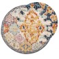 vidaXL Alfombra de interior/exterior diseño vintage ARBIZU Ø 120 cm