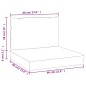 vidaXL Cojines para palés 2 unidades tela Oxford rosa vidaXL Cojines para palés 2 unidades tela Oxford rosa