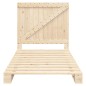 vidaXL Estructura de cama con cabecero madera maciza pino 100x200 cm vidaXL Estructura de cama con cabecero madera maciza pino 100x200 cm