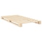 vidaXL Estructura de cama con cabecero madera maciza pino 100x200 cm vidaXL Estructura de cama con cabecero madera maciza pino 100x200 cm