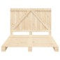 vidaXL Estructura de cama con cabecero madera maciza pino 160x200 cm vidaXL Estructura de cama con cabecero madera maciza pino 160x200 cm