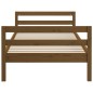 vidaXL Estructura de cama madera maciza pino marrón miel 90x200 cm vidaXL Estructura de cama madera maciza pino marrón miel 90x200 cm