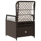 vidaXL Sillones reclinables de jardín 2 uds ratán sintético marrón vidaXL Sillones reclinables de jardín 2 uds ratán sintético marrón