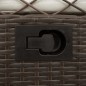 vidaXL Sillones reclinables de jardín 2 uds ratán sintético marrón vidaXL Sillones reclinables de jardín 2 uds ratán sintético marrón