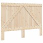 vidaXL Estructura de cama con cabecero madera maciza pino 140x200 cm