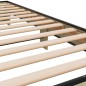 vidaXL Estructura cama madera ingeniería metal roble Sonoma 90x190 cm vidaXL Estructura cama madera ingeniería metal roble Sonoma 90x190 cm