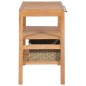 vidaXL Mueble de lavabo con 2 cestas madera teca maciza 74x45x75 cm vidaXL Mueble de lavabo con 2 cestas madera teca maciza 74x45x75 cm