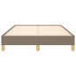 vidaXL Estructura de cama tela gris taupe 120x190 cm vidaXL Estructura de cama tela gris taupe 120x190 cm