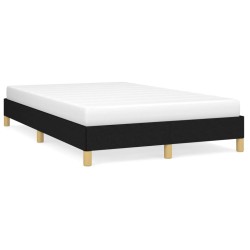 vidaXL Estructura de cama tela negro 120x190 cm