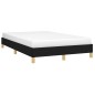 vidaXL Estructura de cama tela negro 120x190 cm vidaXL Estructura de cama tela negro 120x190 cm