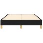 vidaXL Estructura de cama tela negro 120x190 cm vidaXL Estructura de cama tela negro 120x190 cm