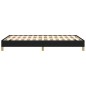 vidaXL Estructura de cama tela negro 120x190 cm vidaXL Estructura de cama tela negro 120x190 cm