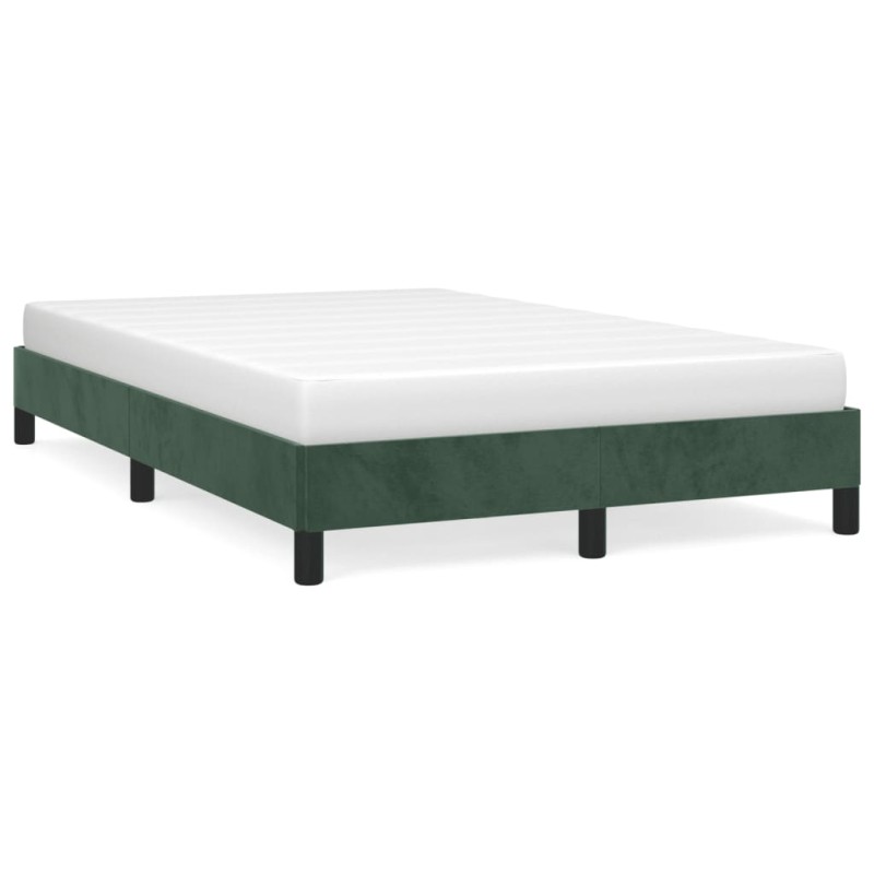 vidaXL Estructura de cama terciopelo verde 120x190 cm vidaXL Estructura de cama terciopelo verde 120x190 cm