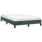 vidaXL Estructura de cama terciopelo verde 120x190 cm vidaXL Estructura de cama terciopelo verde 120x190 cm
