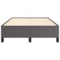 vidaXL Estructura de cama cuero sintético gris 120x190 cm vidaXL Estructura de cama cuero sintético gris 120x190 cm