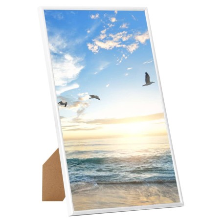 vidaXL Marcos de foto collage de pared/mesa 5 uds blanco MDF 13x18 cm