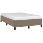 vidaXL Estructura de cama tela gris taupe 120x190 cm vidaXL Estructura de cama tela gris taupe 120x190 cm