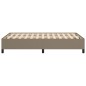 vidaXL Estructura de cama tela gris taupe 120x190 cm vidaXL Estructura de cama tela gris taupe 120x190 cm