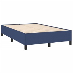 vidaXL Estructura de cama tela azul 120x190 cm