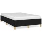 vidaXL Estructura de cama tela negro 120x190 cm