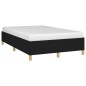 vidaXL Estructura de cama tela negro 120x190 cm