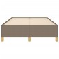 vidaXL Estructura de cama tela gris taupe 120x190 cm vidaXL Estructura de cama tela gris taupe 120x190 cm