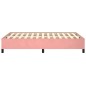 vidaXL Estructura de cama terciopelo rosa 120x190 cm vidaXL Estructura de cama terciopelo rosa 120x190 cm