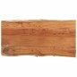 vidaXL Tablero rectangular madera de acacia borde vivo 80x40x2,5 cm vidaXL Tablero rectangular madera de acacia borde vivo 80x40x2,5 cm
