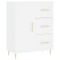 vidaXL Aparador de madera de ingeniería blanco 69,5x34x90 cm vidaXL Aparador de madera de ingeniería blanco 69,5x34x90 cm