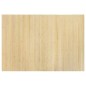 vidaXL Alfombra rectangular bambú color natural claro 70x100 cm vidaXL Alfombra rectangular bambú color natural claro 70x100 cm