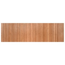 vidaXL Alfombra rectangular bambú color natural 60x200 cm