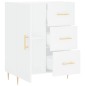 vidaXL Aparador de madera de ingeniería blanco 69,5x34x90 cm vidaXL Aparador de madera de ingeniería blanco 69,5x34x90 cm