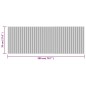 vidaXL Alfombra rectangular bambú gris 70x200 cm vidaXL Alfombra rectangular bambú gris 70x200 cm