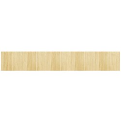 vidaXL Alfombra rectangular bambú color natural claro 80x500 cm