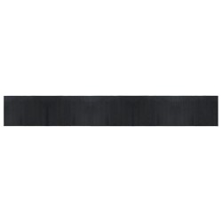 vidaXL Alfombra rectangular bambú negro 70x500 cm